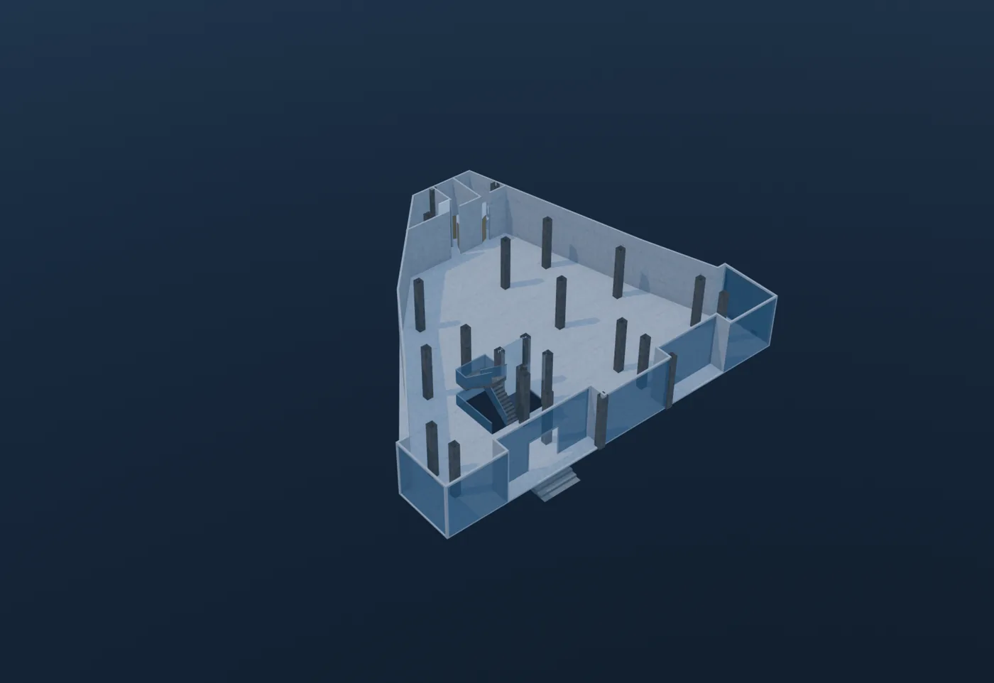 Our model of the ground floor