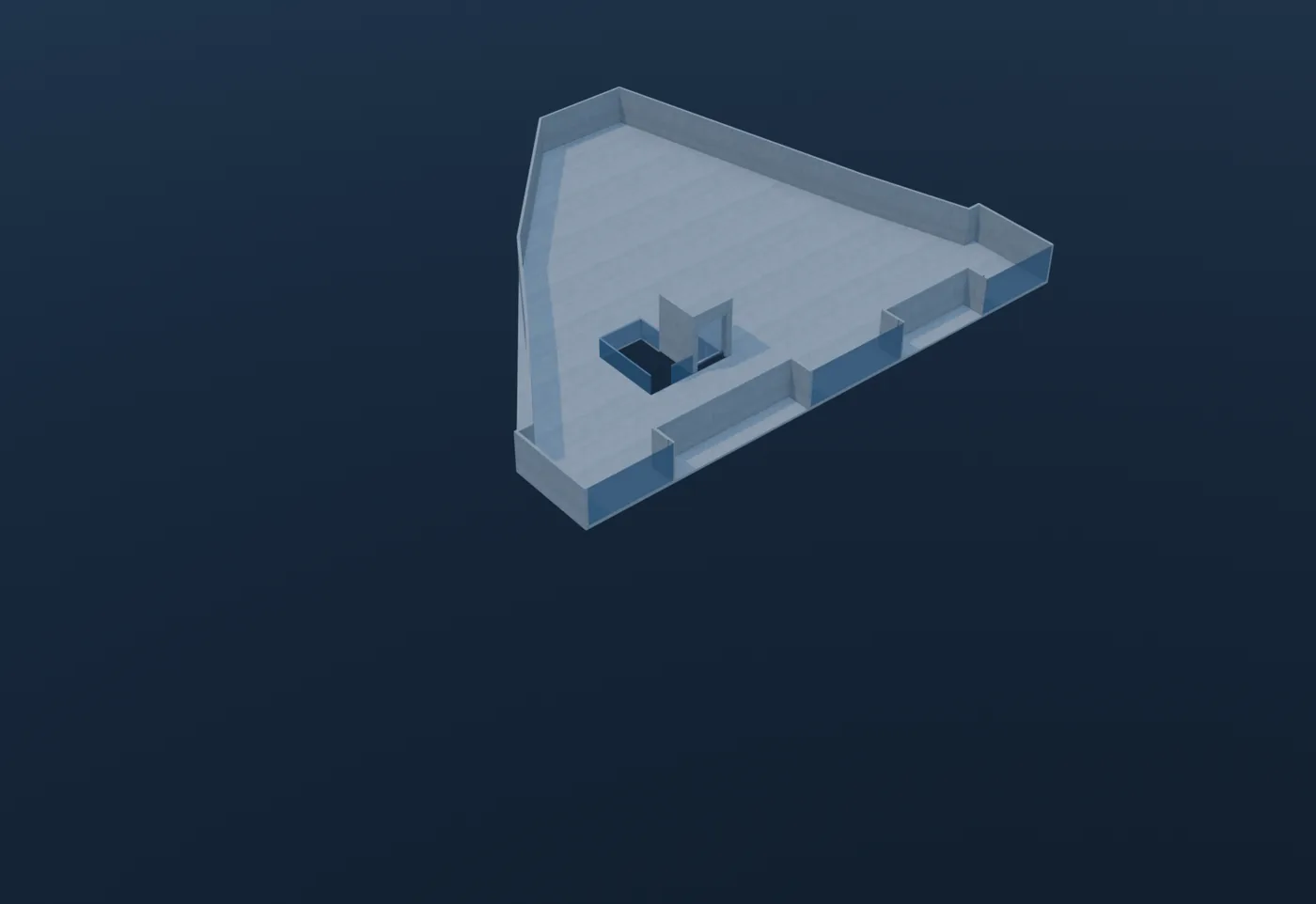 Our model of the roof deck